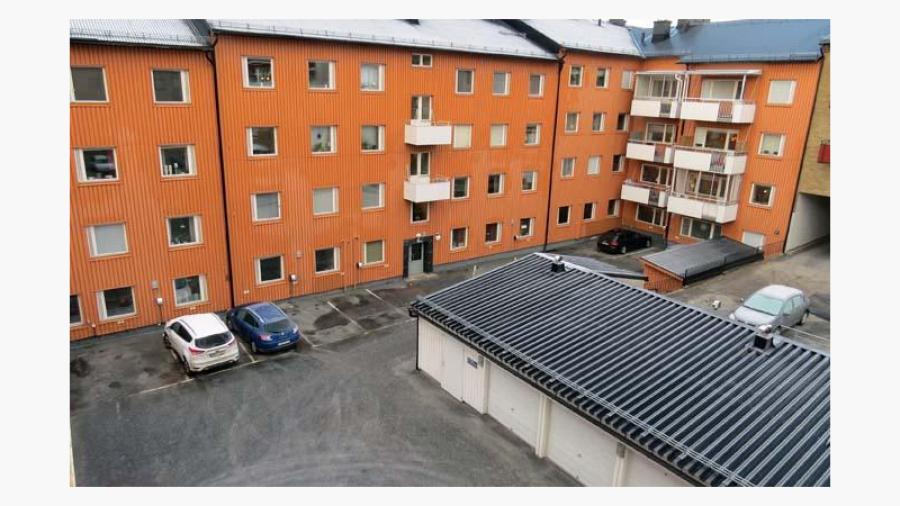 Parkering på Gåsens innegård